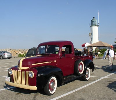 ford pickup and lighthouse.JPG and 